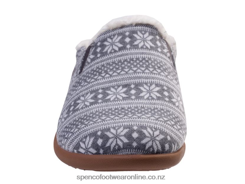 Women Spenco Footwear Dundee Fair Isle 426V8T680 Grey