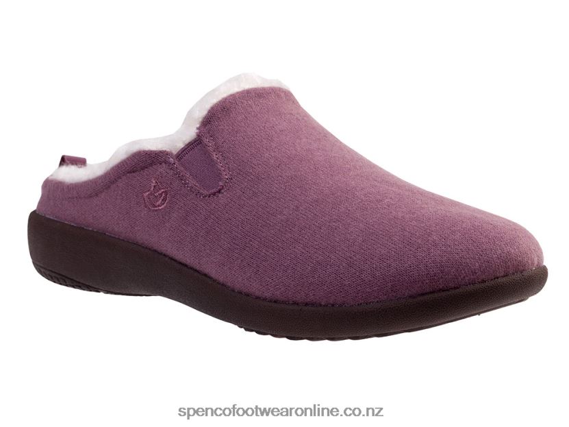 Women Spenco Footwear Dundee Slipper 426V8T686 Elderberry