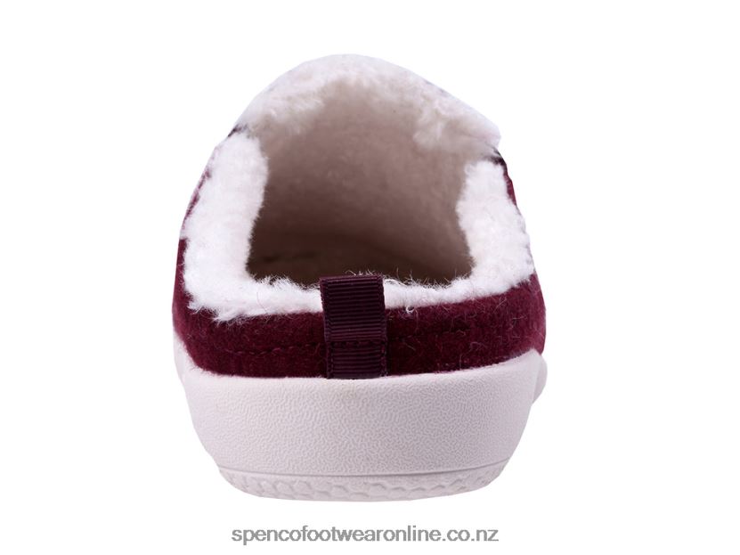Women Spenco Footwear Dundee Slipper 426V8T688 Winter Red