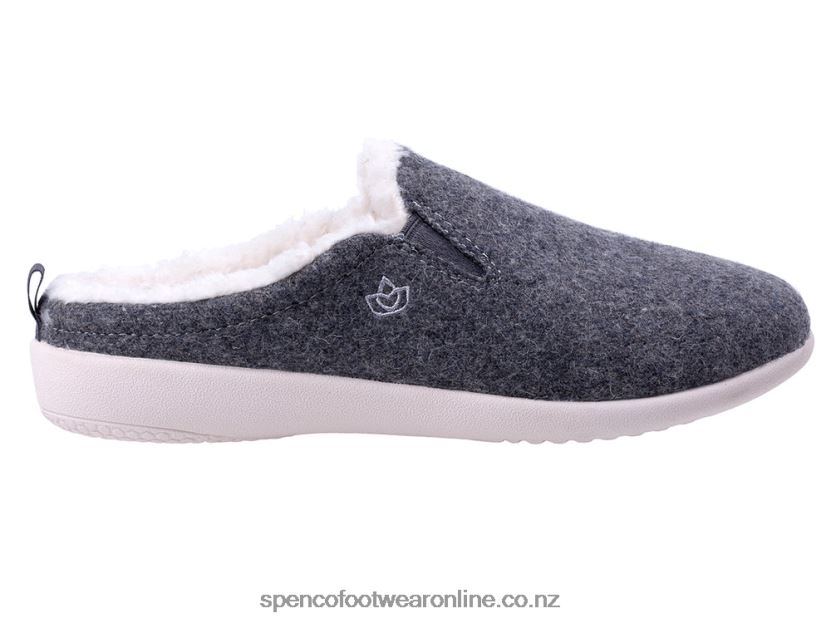 Women Spenco Footwear Dundee Slipper 426V8T773 Dove Grey