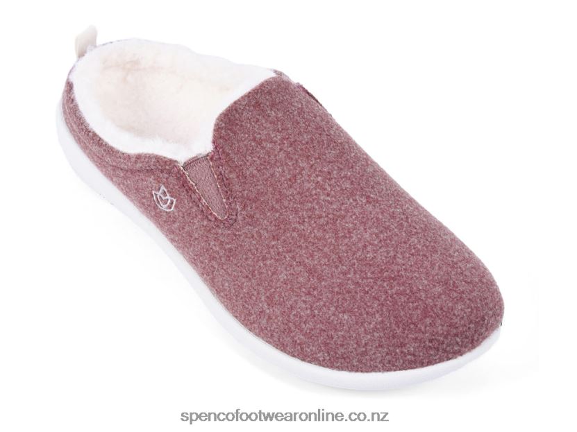 Women Spenco Footwear Dundee Slipper 426V8T774 Dark Rose
