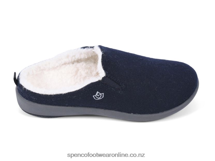 Women Spenco Footwear Dundee Slipper 426V8T775 Navy