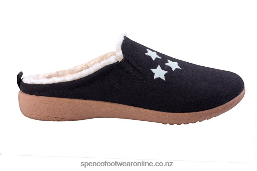 Women Spenco Footwear Evie Slipper Classic 426V8T748 Black