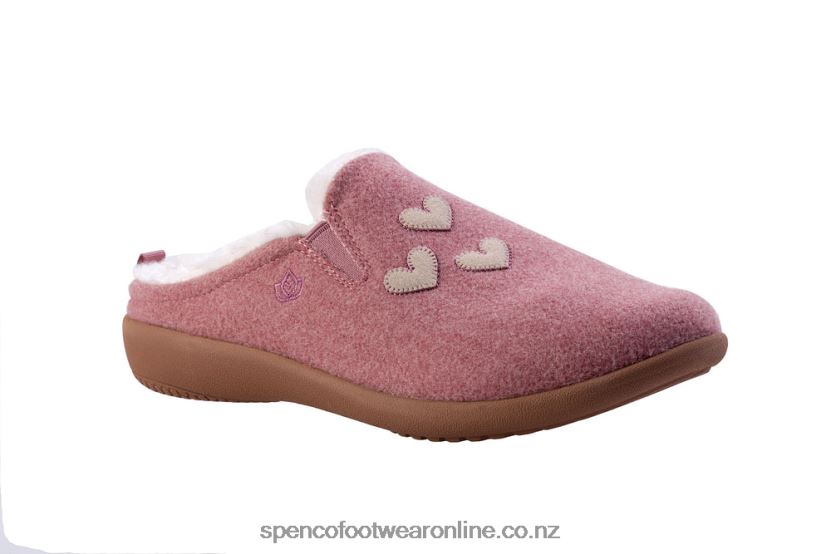 Women Spenco Footwear Evie Slipper Seasonal 426V8T746 Dark Rose