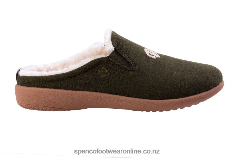 Women Spenco Footwear Evie Slipper Seasonal 426V8T747 Moss