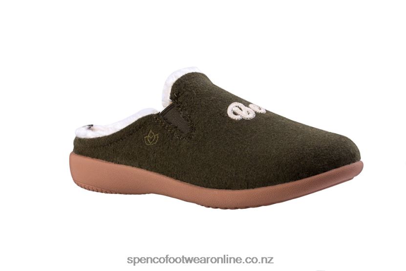 Women Spenco Footwear Evie Slipper Seasonal 426V8T747 Moss