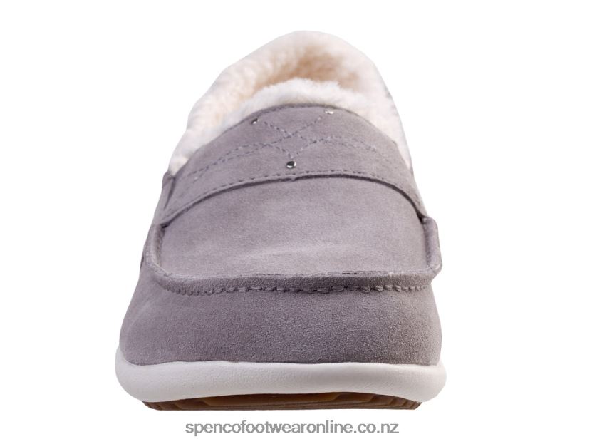 Women Spenco Footwear Fiesta Cozier Slipper 426V8T709 Grey