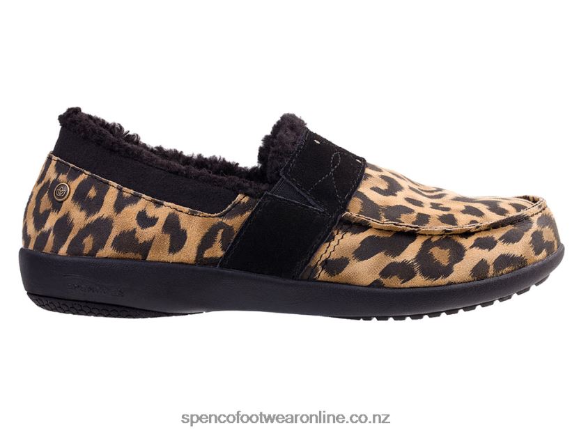 Women Spenco Footwear Fiesta Cozier Slipper 426V8T710 Leopard