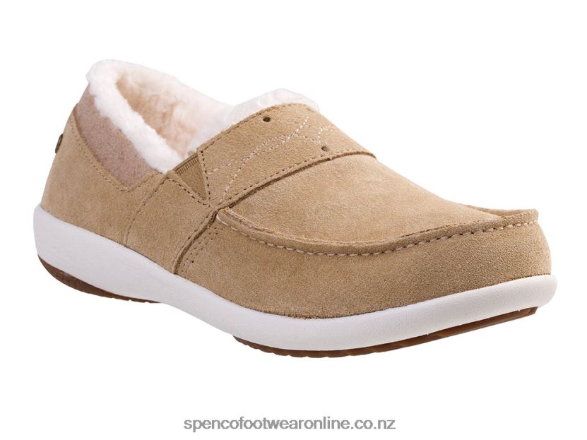 Women Spenco Footwear Fiesta Cozier Slipper 426V8T711 Tan