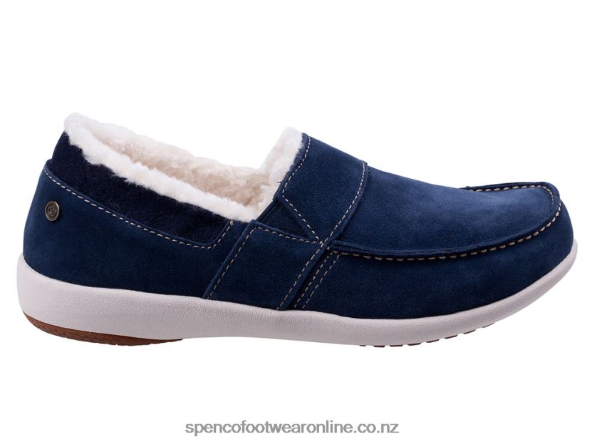 Women Spenco Footwear Fiesta Cozy Slip-On 426V8T702 Peacoat