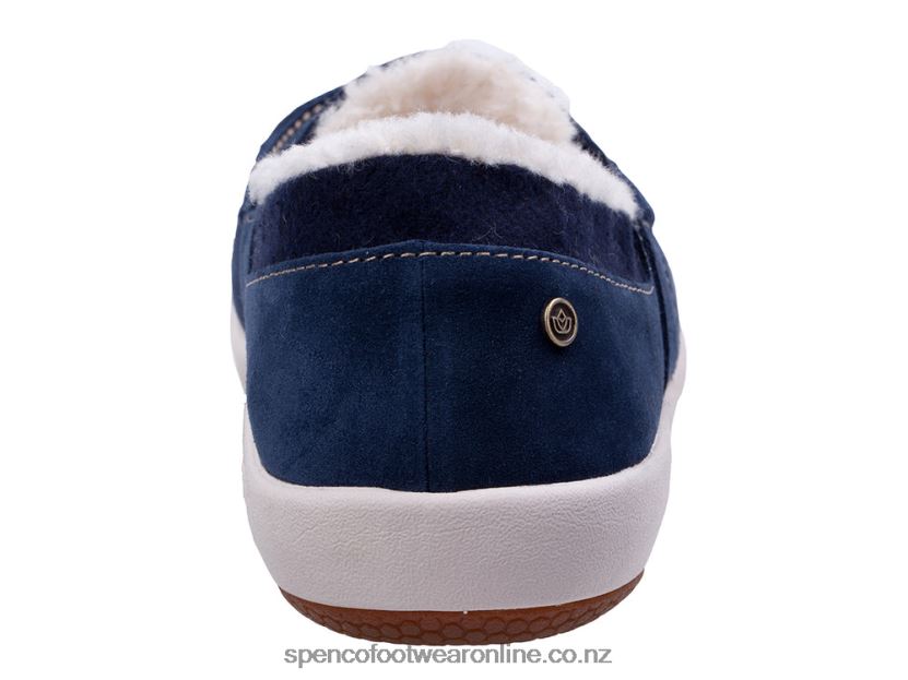 Women Spenco Footwear Fiesta Cozy Slip-On 426V8T702 Peacoat