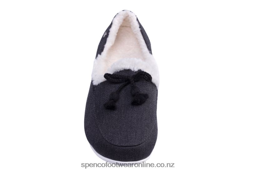 Women Spenco Footwear Fireside Slipper 426V8T778 Black