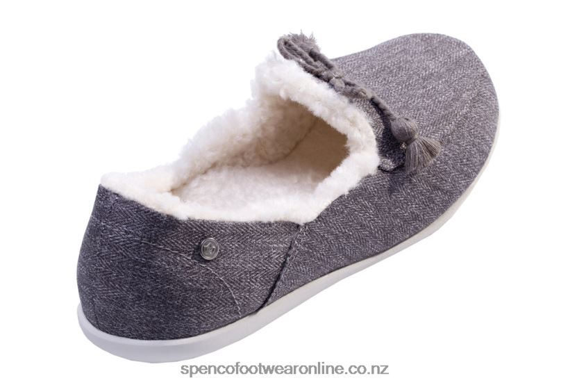 Women Spenco Footwear Fireside Slipper 426V8T779 Grey