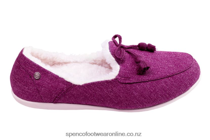 Women Spenco Footwear Fireside Slipper 426V8T781 Plum