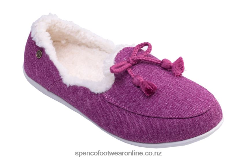 Women Spenco Footwear Fireside Slipper 426V8T781 Plum