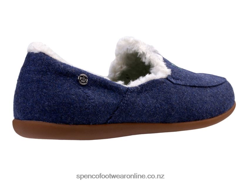 Women Spenco Footwear Heavenly Slipper 426V8T666 Navy Stars
