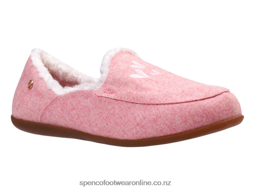 Women Spenco Footwear Heavenly Slipper 426V8T667 Pink Hearts
