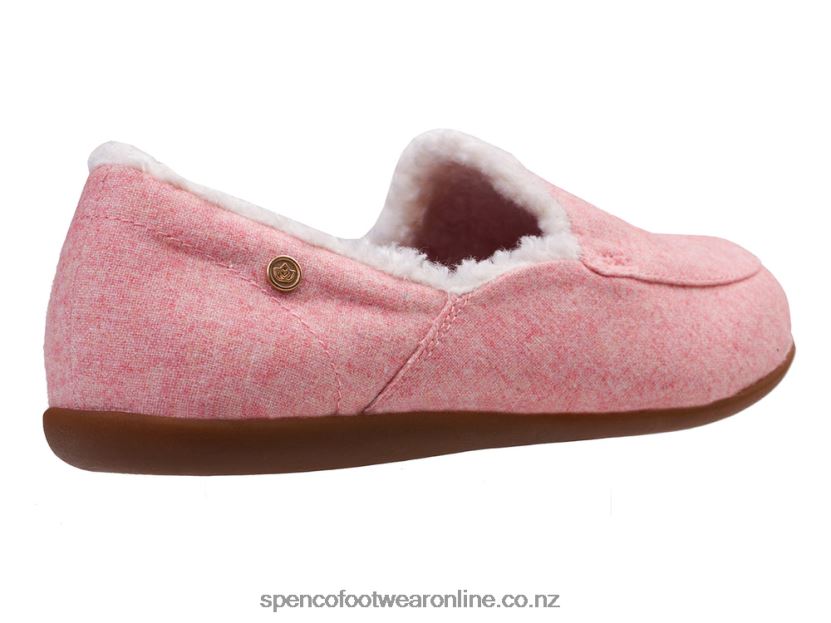 Women Spenco Footwear Heavenly Slipper 426V8T667 Pink Hearts