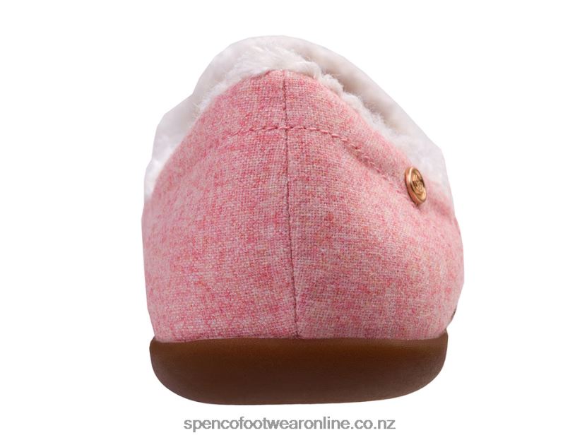 Women Spenco Footwear Heavenly Slipper 426V8T667 Pink Hearts