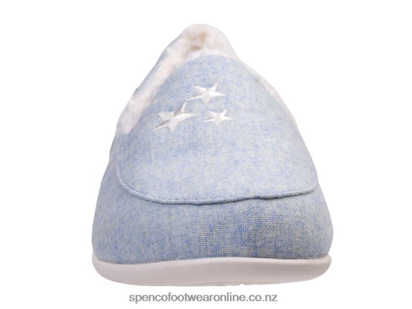 Women Spenco Footwear Heavenly Slipper 426V8T669 Light Blue Stars