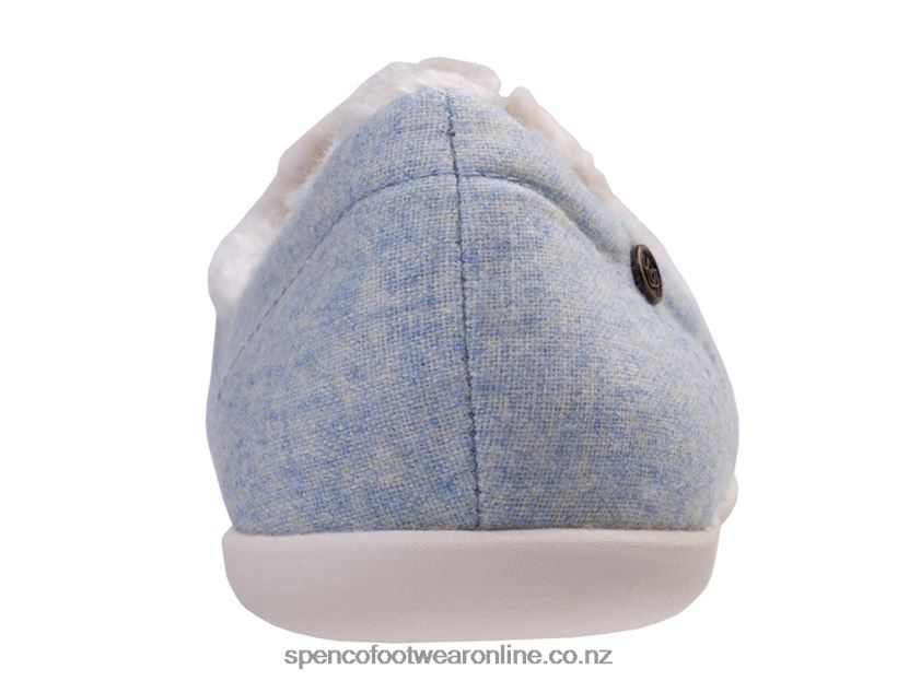 Women Spenco Footwear Heavenly Slipper 426V8T669 Light Blue Stars