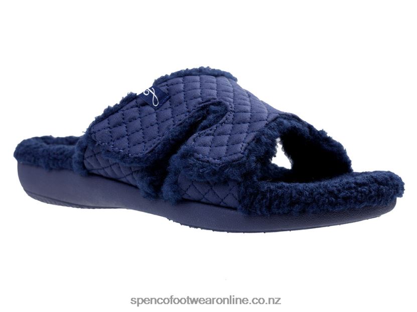 Women Spenco Footwear Janie Slipper 426V8T654 Peacoat