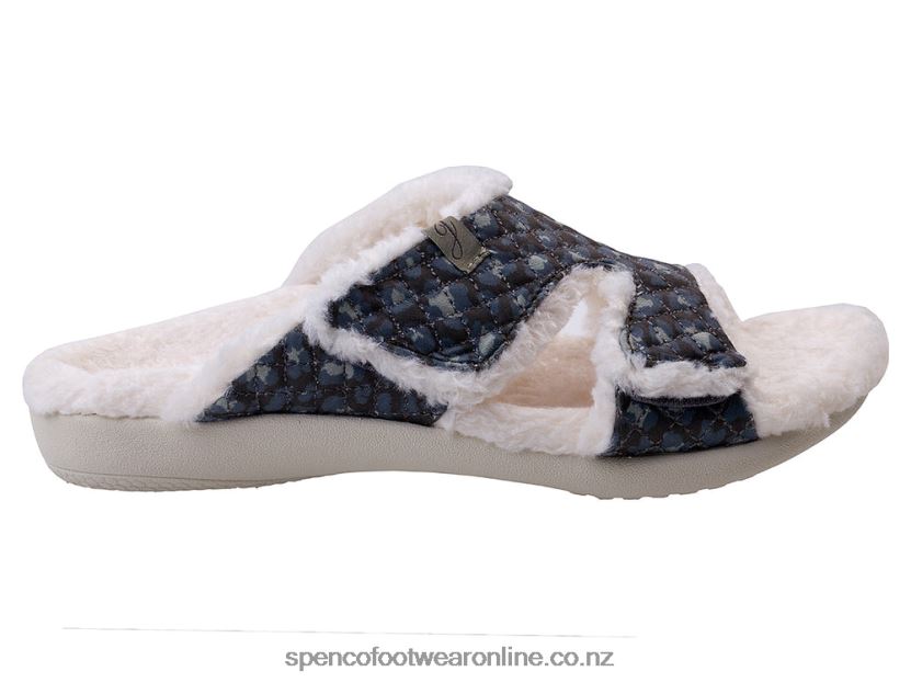 Women Spenco Footwear Janie Slipper 426V8T751 Olive Camo