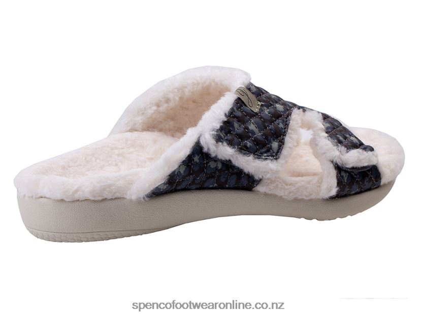 Women Spenco Footwear Janie Slipper 426V8T751 Olive Camo