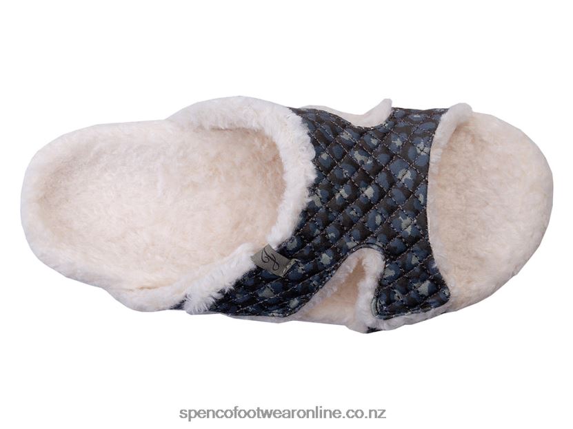 Women Spenco Footwear Janie Slipper 426V8T753 Tan Leopard