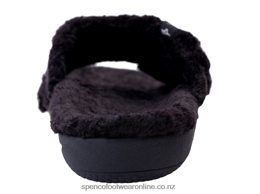 Women Spenco Footwear Janie Slipper 426V8T754 Black