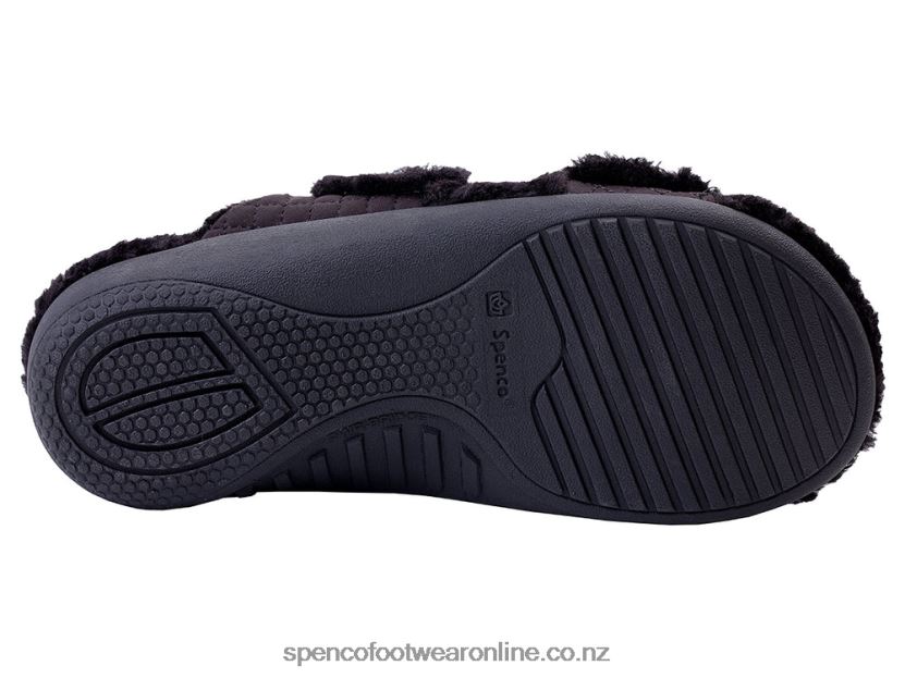 Women Spenco Footwear Janie Slipper 426V8T754 Black