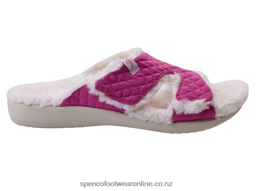 Women Spenco Footwear Janie Slipper 426V8T755 Festive Fuschia