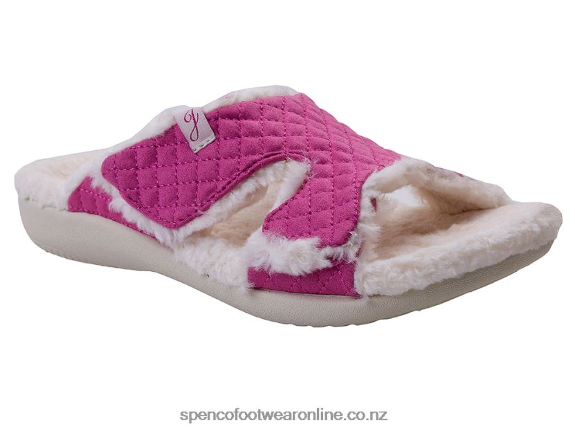 Women Spenco Footwear Janie Slipper 426V8T755 Festive Fuschia