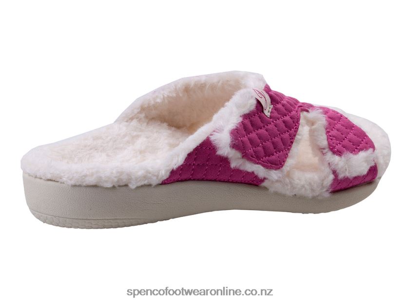 Women Spenco Footwear Janie Slipper 426V8T755 Festive Fuschia