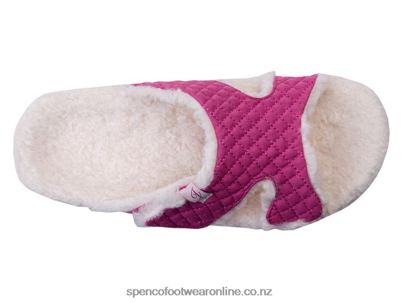 Women Spenco Footwear Janie Slipper 426V8T756 Heathered Grey