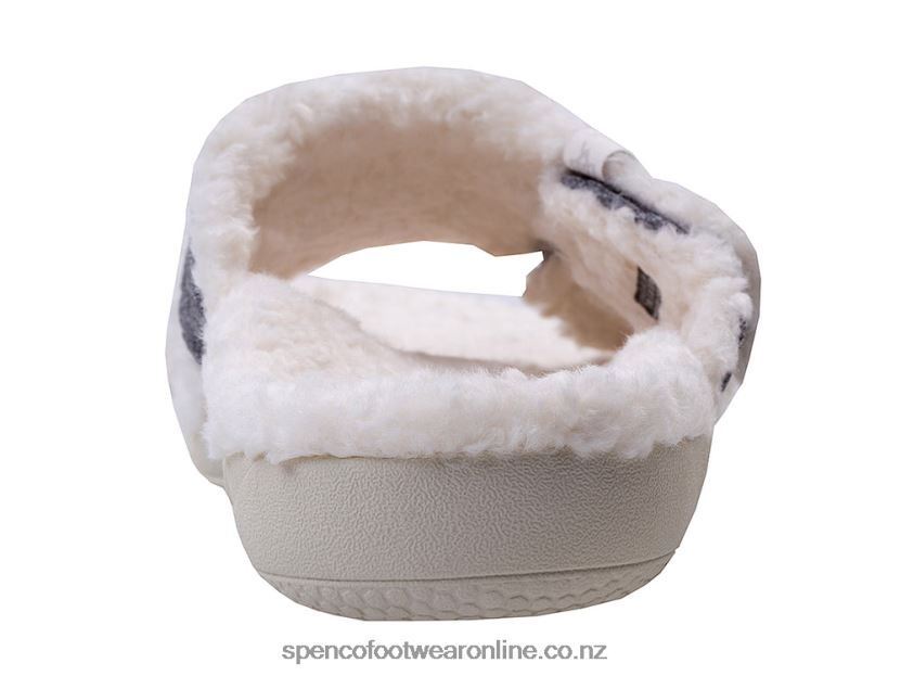 Women Spenco Footwear Janie Slipper 426V8T756 Heathered Grey