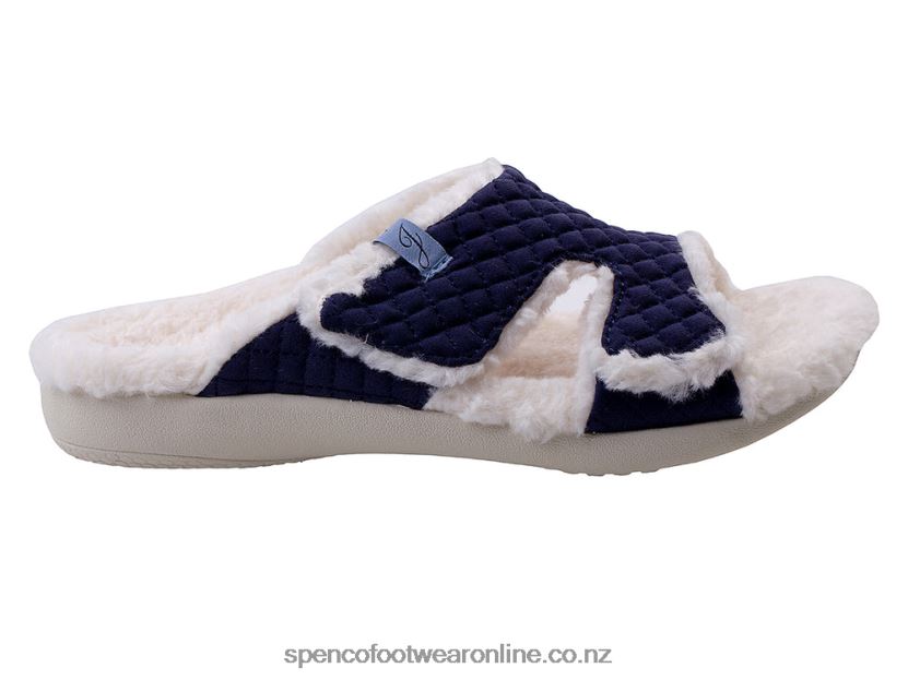 Women Spenco Footwear Janie Slipper 426V8T757 Navy