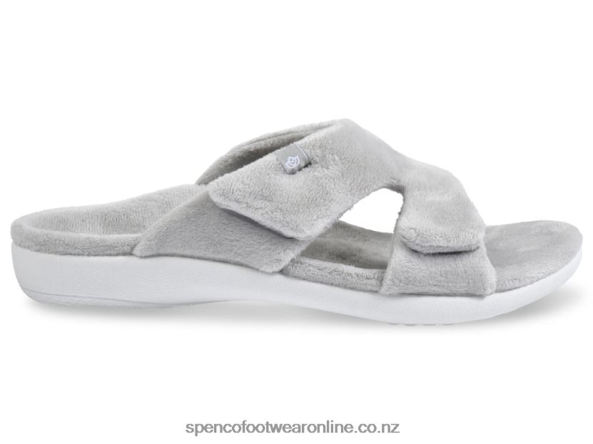 Women Spenco Footwear Kholo Visa Slipper 426V8T690 Dove Grey