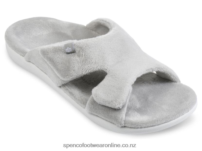 Women Spenco Footwear Kholo Visa Slipper 426V8T690 Dove Grey