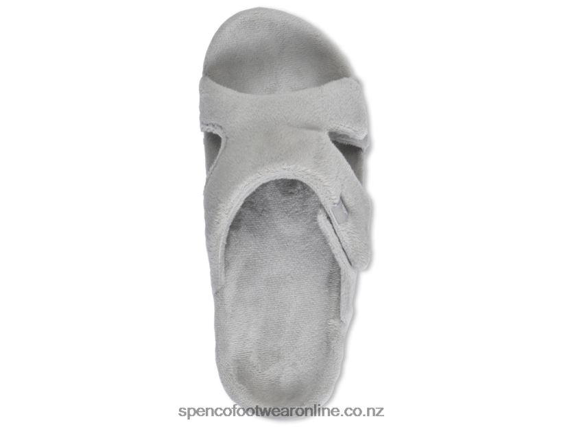 Women Spenco Footwear Kholo Visa Slipper 426V8T690 Dove Grey