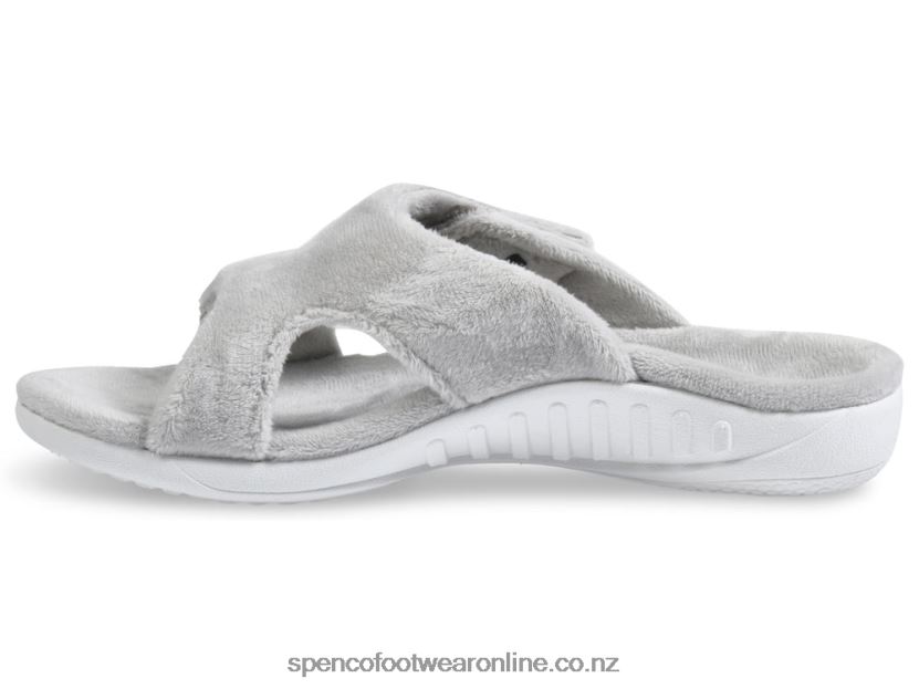 Women Spenco Footwear Kholo Visa Slipper 426V8T690 Dove Grey