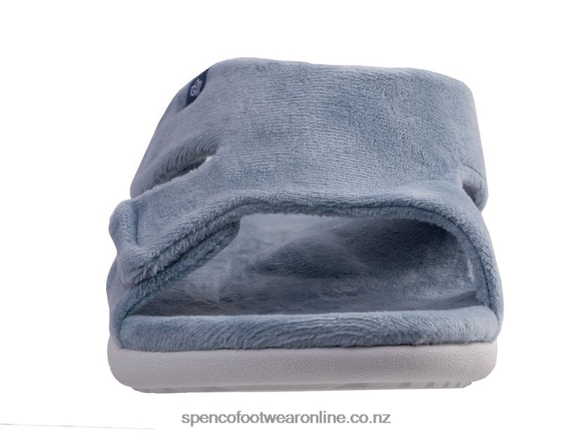 Women Spenco Footwear Kholo Visa Slipper 426V8T691 Blue Fog