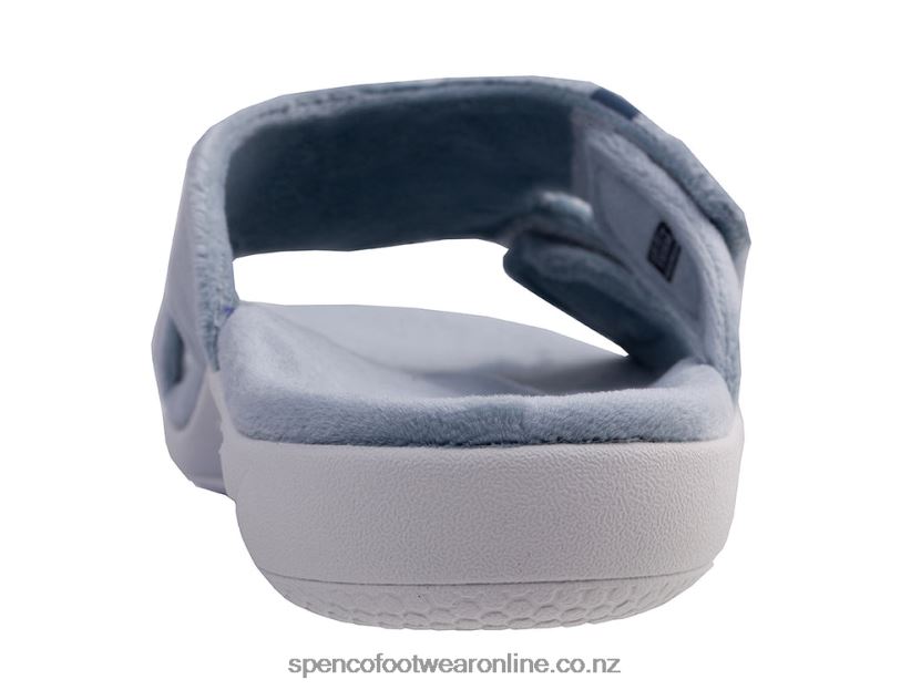 Women Spenco Footwear Kholo Visa Slipper 426V8T691 Blue Fog