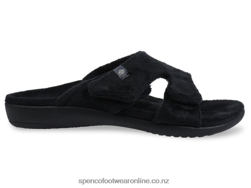 Women Spenco Footwear Kholo Visa Slipper 426V8T695 Black