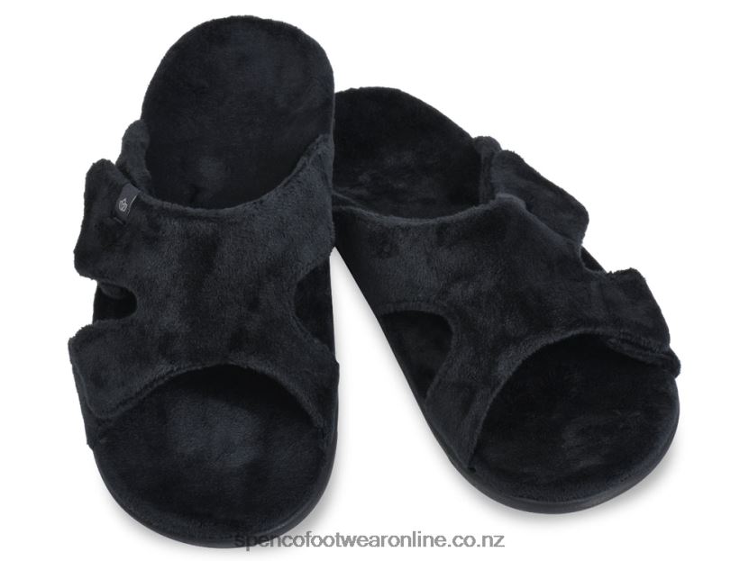 Women Spenco Footwear Kholo Visa Slipper 426V8T695 Black
