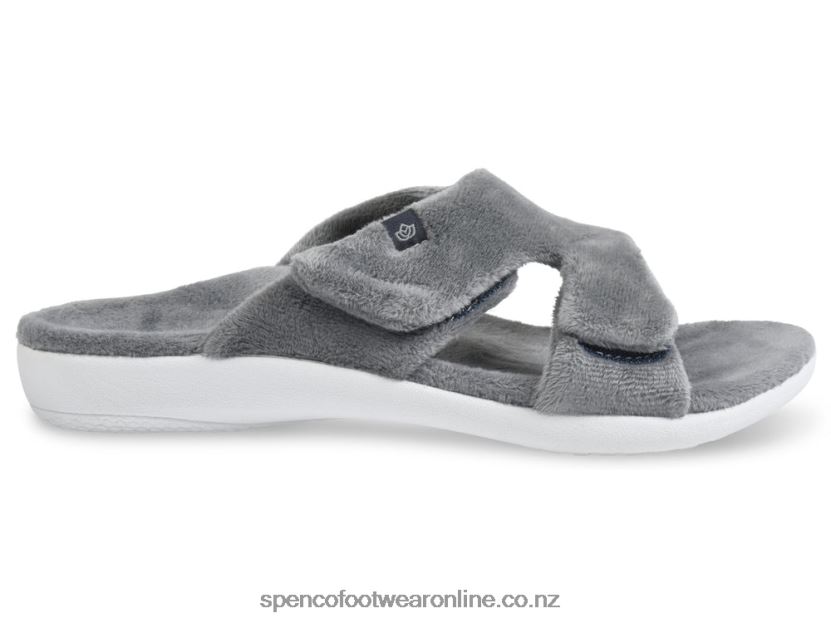 Women Spenco Footwear Kholo Visa Slipper 426V8T696 Charcoal