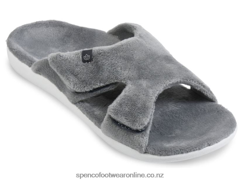 Women Spenco Footwear Kholo Visa Slipper 426V8T696 Charcoal