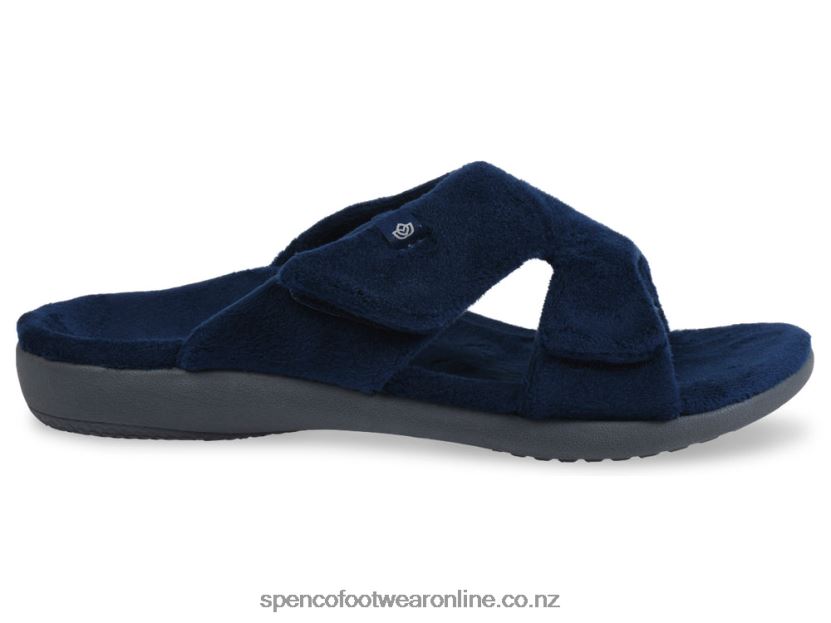 Women Spenco Footwear Kholo Visa Slipper 426V8T698 Navy