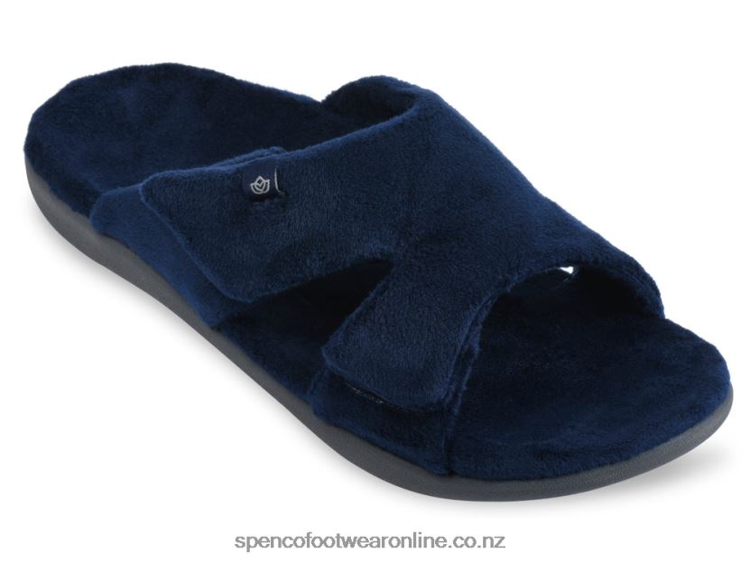 Women Spenco Footwear Kholo Visa Slipper 426V8T698 Navy