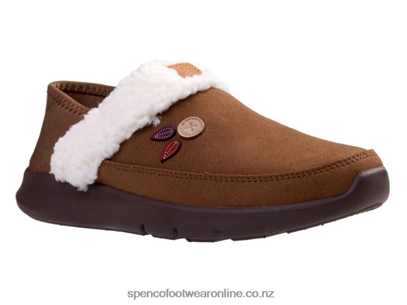 Women Spenco Footwear Marley Slipper 426V8T663 Bison